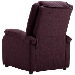 TRUE DEAL Fauteuil Inclinable électrique Violet Tissu 11 TRUE DEAL Fauteuil Inclinable électrique Violet Tissu -Pas Cher Fauteuil Magasin 67294629 5