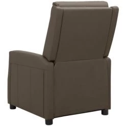 TRUE DEAL Fauteuil Inclinable électrique De Massage Gris Similicuir -Pas Cher Fauteuil Magasin 67294673 5