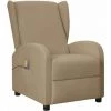 TRUE DEAL Fauteuil Inclinable De Massage Cappuccino Similicuir -Pas Cher Fauteuil Magasin 67295287 1