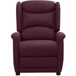 TRUE DEAL Fauteuil Inclinable électrique Violet Tissu -Pas Cher Fauteuil Magasin 67296050 3