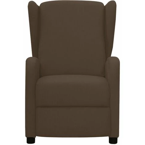 TRUE DEAL Fauteuil Releveur Inclinable Marron Tissu 5 TRUE DEAL Fauteuil Releveur Inclinable Marron Tissu – Image 3