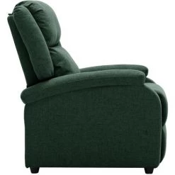 TRUE DEAL Fauteuil Inclinable électrique Vert Foncé Tissu -Pas Cher Fauteuil Magasin 67299546 4