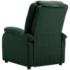 TRUE DEAL Fauteuil Inclinable électrique Vert Foncé Tissu -Pas Cher Fauteuil Magasin 67299546 5
