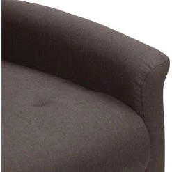TRUE DEAL Fauteuil Inclinable Marron Tissu -Pas Cher Fauteuil Magasin 67300838 5