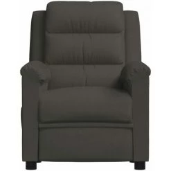 TRUE DEAL Fauteuil Inclinable Gris Foncé Velours 9 TRUE DEAL Fauteuil Inclinable Gris Foncé Velours -Pas Cher Fauteuil Magasin 67301117 3