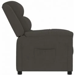 TRUE DEAL Fauteuil Inclinable Gris Foncé Velours 10 TRUE DEAL Fauteuil Inclinable Gris Foncé Velours -Pas Cher Fauteuil Magasin 67301117 4