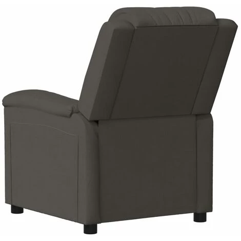 TRUE DEAL Fauteuil Inclinable Gris Foncé Velours 7 TRUE DEAL Fauteuil Inclinable Gris Foncé Velours – Image 5