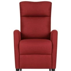 TRUE DEAL Fauteuil Releveur Inclinable Bordeaux Tissu -Pas Cher Fauteuil Magasin 67302509 4
