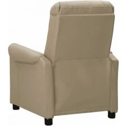 TRUE DEAL Fauteuil Inclinable Cappuccino Similicuir 10 TRUE DEAL Fauteuil Inclinable Cappuccino Similicuir -Pas Cher Fauteuil Magasin 67304012 4
