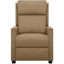 TRUE DEAL Fauteuil Inclinable électrique De Massage Cappuccino Similicuir -Pas Cher Fauteuil Magasin 67304414 3