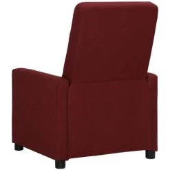 TRUE DEAL Fauteuil Inclinable électrique Rouge Bordeaux Tissu -Pas Cher Fauteuil Magasin 67305230 5