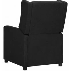 TRUE DEAL Fauteuil Releveur Inclinable Noir Tissu -Pas Cher Fauteuil Magasin 67308229 5