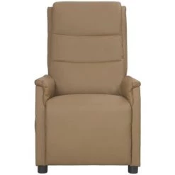 TRUE DEAL Fauteuil Inclinable électrique De Massage Cappuccino Similicuir -Pas Cher Fauteuil Magasin 67308285 3