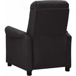 TRUE DEAL Fauteuil Inclinable Noir Similicuir 10 TRUE DEAL Fauteuil Inclinable Noir Similicuir -Pas Cher Fauteuil Magasin 67310329 4