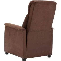 LES TENDANCES Fauteuil Inclinable électrique Marron Similicuir Daim 10 LES TENDANCES Fauteuil Inclinable électrique Marron Similicuir Daim -Pas Cher Fauteuil Magasin 67393684 4