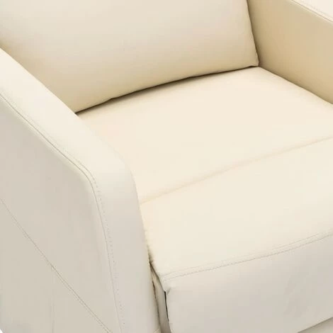 MAISONCHIC Fauteuil Inclinable électrique Fauteuil Salon Blanc Crème Similicuir 6 MAISONCHIC Fauteuil Inclinable électrique Fauteuil Salon Blanc Crème Similicuir – Image 4