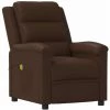 Fauteuil De Massage Inclinable Marron Similicuir VidaXL - Brun 1 Fauteuil De Massage Inclinable Marron Similicuir VidaXL - Brun -Pas Cher Fauteuil Magasin 67892199 1