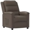 Fauteuil Inclinable Gris Similicuir VidaXL - Gris