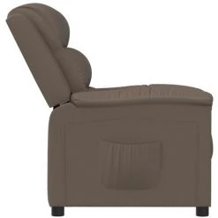 Fauteuil Inclinable Gris Similicuir VidaXL - Gris 10 Fauteuil Inclinable Gris Similicuir VidaXL - Gris -Pas Cher Fauteuil Magasin 67892207 4