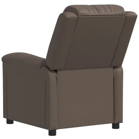 Fauteuil Inclinable Gris Similicuir VidaXL - Gris 7 Fauteuil Inclinable Gris Similicuir VidaXL - Gris â Image 5