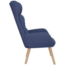 Chaise De Relaxation Bleu Tissu VidaXL - Bleu 10 Chaise De Relaxation Bleu Tissu VidaXL - Bleu -Pas Cher Fauteuil Magasin 67892214 4