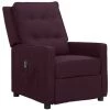 Fauteuil Inclinable électrique Violet Tissu VidaXL - Pourpre 2 Fauteuil Inclinable électrique Violet Tissu VidaXL - Pourpre -Pas Cher Fauteuil Magasin 67892359 1