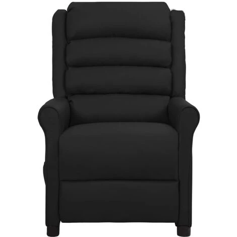 Fauteuil Inclinable électrique De Massage Noir Similicuir VidaXL - Noir 4 Fauteuil Inclinable électrique De Massage Noir Similicuir VidaXL - Noir – Image 2