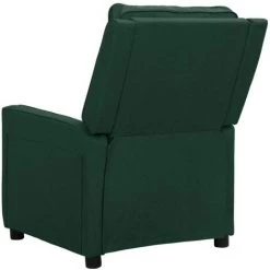 Fauteuil Inclinable électrique Vert Foncé Tissu VidaXL - Vert -Pas Cher Fauteuil Magasin 67892370 4