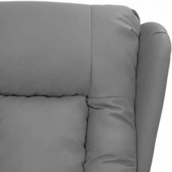 Fauteuil Inclinable électrique De Massage Gris Similicuir VidaXL - Gris -Pas Cher Fauteuil Magasin 67892719 4