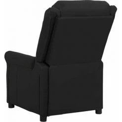 Fauteuil Inclinable électrique Noir Similicuir VidaXL - Noir -Pas Cher Fauteuil Magasin 67892732 4