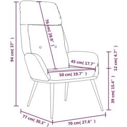 Chaise De Relaxation Gris Clair Similicuir Daim VidaXL - Gris 9 Chaise De Relaxation Gris Clair Similicuir Daim VidaXL - Gris -Pas Cher Fauteuil Magasin 67892911 3