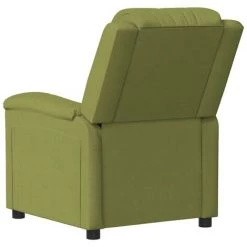 Fauteuil Inclinable Vert Clair Velours VidaXL - Vert -Pas Cher Fauteuil Magasin 67892918 5