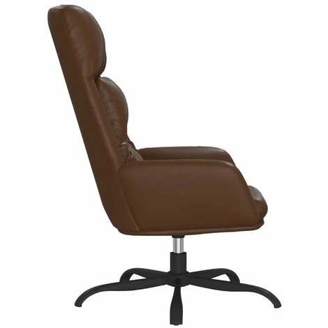 Chaise De Relaxation Marron Similicuir VidaXL - Brun 6 Chaise De Relaxation Marron Similicuir VidaXL - Brun – Image 4
