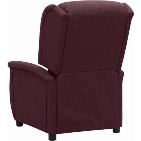 Fauteuil Inclinable électrique Violet Tissu VidaXL - Pourpre 6 Fauteuil Inclinable électrique Violet Tissu VidaXL - Pourpre – Image 4