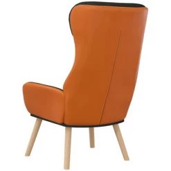 Chaise De Relaxation Noir Tissu Et PVC VidaXL - Noir 11 Chaise De Relaxation Noir Tissu Et PVC VidaXL - Noir -Pas Cher Fauteuil Magasin 67893190 5