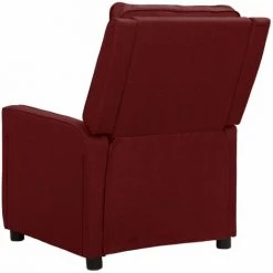 Fauteuil Inclinable électrique Rouge Bordeaux Tissu VidaXL - Rouge 10 Fauteuil Inclinable électrique Rouge Bordeaux Tissu VidaXL - Rouge -Pas Cher Fauteuil Magasin 67893247 4