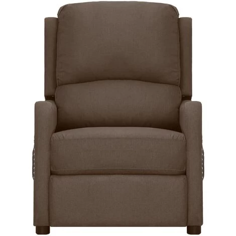 Fauteuil Inclinable électrique Taupe Tissu VidaXL - Taupe 4 Fauteuil Inclinable électrique Taupe Tissu VidaXL - Taupe – Image 2