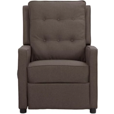 Fauteuil Inclinable électrique Taupe Tissu VidaXL - Taupe 4 Fauteuil Inclinable électrique Taupe Tissu VidaXL - Taupe – Image 2