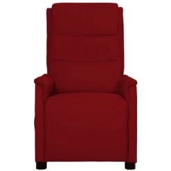 Fauteuil Inclinable électrique Rouge Bordeaux Similicuir VidaXL - Rouge -Pas Cher Fauteuil Magasin 67943807 2
