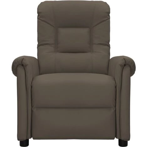 Fauteuil Inclinable électrique De Massage Gris Similicuir VidaXL - Gris 4 Fauteuil Inclinable électrique De Massage Gris Similicuir VidaXL - Gris – Image 2