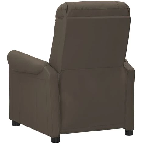 Fauteuil Inclinable électrique De Massage Gris Similicuir VidaXL - Gris 6 Fauteuil Inclinable électrique De Massage Gris Similicuir VidaXL - Gris – Image 4