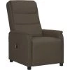 Fauteuil Inclinable électrique Gris Similicuir VidaXL - Gris