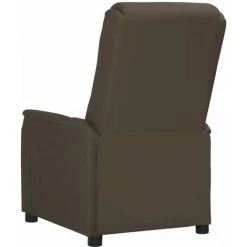 Fauteuil Inclinable électrique Gris Similicuir VidaXL - Gris -Pas Cher Fauteuil Magasin 67943810 4