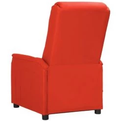 Fauteuil Inclinable électrique De Massage Rouge Similicuir VidaXL - Rouge 10 Fauteuil Inclinable électrique De Massage Rouge Similicuir VidaXL - Rouge -Pas Cher Fauteuil Magasin 67943813 4