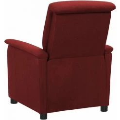 Fauteuil Inclinable électrique Bordeaux Tissu VidaXL - Rouge 10 Fauteuil Inclinable électrique Bordeaux Tissu VidaXL - Rouge -Pas Cher Fauteuil Magasin 67943817 4