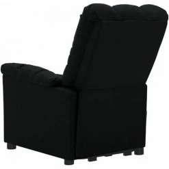 Fauteuil Inclinable De Massage Noir Tissu VidaXL - Noir 10 Fauteuil Inclinable De Massage Noir Tissu VidaXL - Noir -Pas Cher Fauteuil Magasin 67943832 4
