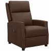 Fauteuil Inclinable électrique Marron Similicuir VidaXL - Brun