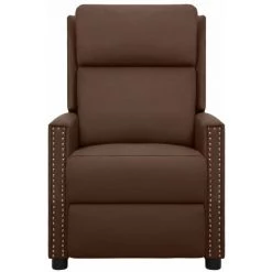 Fauteuil Inclinable électrique Marron Similicuir VidaXL - Brun 8 Fauteuil Inclinable électrique Marron Similicuir VidaXL - Brun -Pas Cher Fauteuil Magasin 67943925 2
