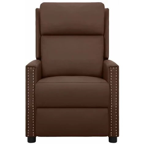 Fauteuil Inclinable électrique Marron Similicuir VidaXL - Brun 4 Fauteuil Inclinable électrique Marron Similicuir VidaXL - Brun – Image 2