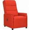Fauteuil Inclinable électrique Rouge Similicuir VidaXL - Rouge -Pas Cher Fauteuil Magasin 67943932 1